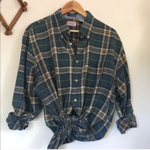 ❌SOLD❌ VTG Bugle Boy Plaid shirt